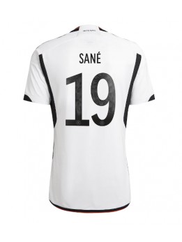 Moški Nogometna dresi replika Nemčija Leroy Sane #19 Domači SP 2022 Kratek rokav